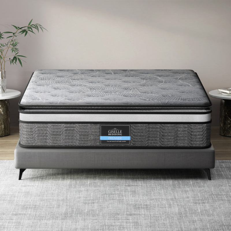 Giselle 34cm KING Mattress DOUBLE Layer Pocket Spring
