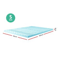 Giselle Memory Foam Mattress Topper 8cm Single 11-Zone