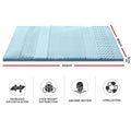 Giselle Memory Foam Mattress Topper 7-Zone 5cm KING