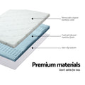 Giselle Memory Foam Mattress Topper 7-Zone 5cm KING