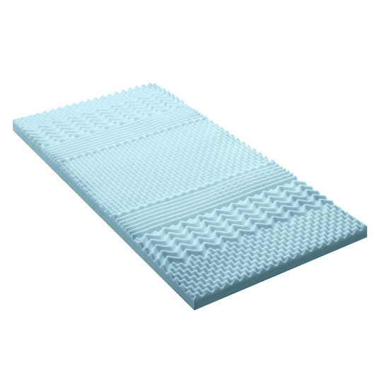 Giselle 5cm Memory Foam Mattress Topper 7-Zone KING SINGLE