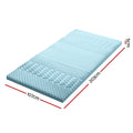 Giselle 5cm Memory Foam Mattress Topper 7-Zone KING SINGLE