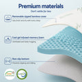 Giselle 5cm Memory Foam Mattress Topper 7-Zone KING SINGLE
