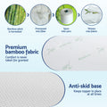 Giselle 5cm Memory Foam Mattress Topper 7-Zone KING SINGLE