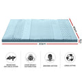 Giselle Memory Foam Mattress Topper 7-Zone 8cm KING