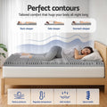 Giselle 8cm Memory Foam Mattress Topper 7-Zone King Single