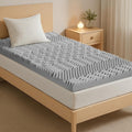 Giselle 8cm Memory Foam Mattress Topper 7-Zone King Single