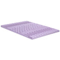 Giselle 8cm Memory Foam Mattress Topper KING Bamboo Lavender