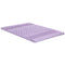 Giselle 8cm Memory Foam Mattress Topper KING Bamboo Lavender