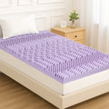 Giselle 8cm Memory Foam Mattress Topper KING SINGLE Lavender