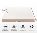 Giselle Memory Foam Mattress Topper 8cm KING SINGLE