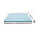 Giselle Memory Foam Mattress Topper Cool Gel 10cm KING Bamboo