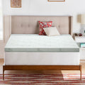 Giselle Memory Foam Mattress Topper Cool Gel 10cm Queen