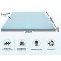Giselle Memory Foam Mattress Topper Cool Gel 5cm KING