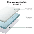 Giselle Memory Foam Mattress Topper Cool Gel 5cm KING SINGLE