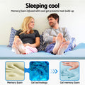 Giselle Memory Foam Mattress Topper Cool Gel 5cm KING SINGLE
