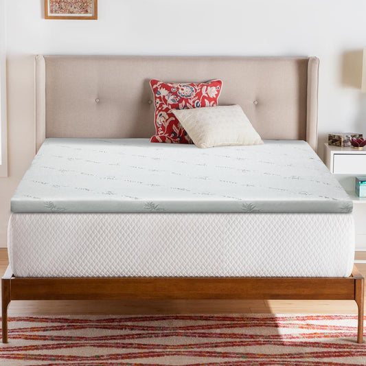 Giselle Memory Foam Mattress Topper Cool Gel 5cm QUEEN