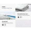 Giselle Memory Foam Mattress Topper Cool Gel 5cm Single