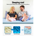 Giselle Memory Foam Mattress Topper Cool Gel 8cm KING