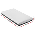Giselle Baby Cot Mattress 13cm Gel Foam