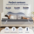Giselle 8cm Memory Foam Mattress Topper Gel King Bamboo