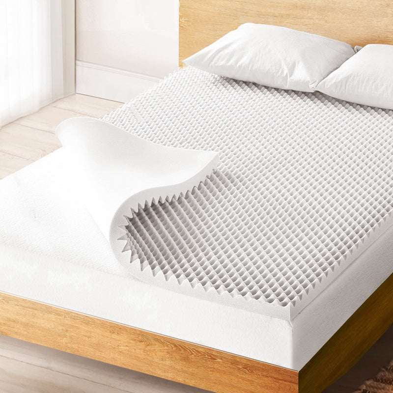 Giselle Memory Foam Mattress Topper Egg Crate 5cm King