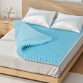Giselle 8cm Memory Foam Mattress Topper Gel Egg Crate Queen