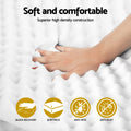 Giselle Memory Foam Mattress Topper Egg Crate 5cm King Single