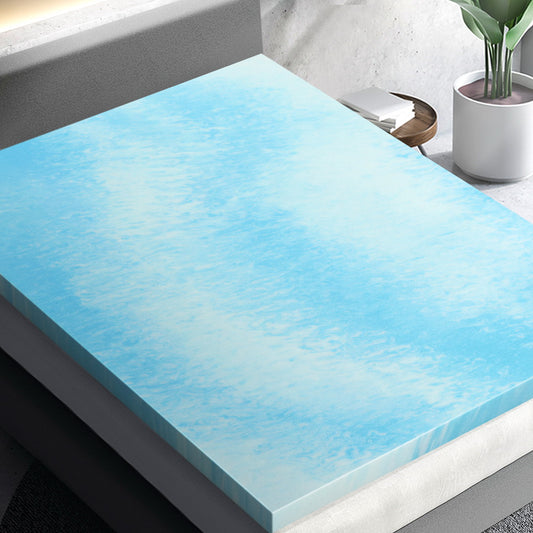 Giselle Memory Foam Mattress Topper Gel 5cm QUEEN