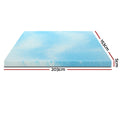 Giselle Memory Foam Mattress Topper Gel 5cm QUEEN