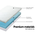 Giselle Memory Foam Mattress Topper Gel 5cm QUEEN