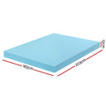 Giselle 12cm Memory Foam Mattress Topper King Cool Gel Bamboo