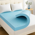 Giselle 12cm Memory Foam Mattress Topper King Cool Gel Bamboo