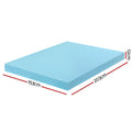 Giselle 12cm Memory Foam Mattress Topper Cool Gel Queen