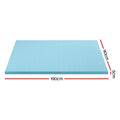 Giselle Memory Foam Mattress Topper Cool Gel 5cm Single