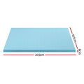 Giselle Memory Foam Mattress Topper 8cm Gel Cool King Single