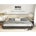 Artiss KING Bed Frame Metal Black BERU