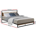 Artiss DANE Metal Bed Frame DOUBLE Size