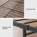 Artiss DANE Metal Bed Frame KING Size Black
