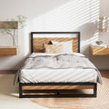 Artiss DANE Metal Bed Frame KING SINGLE Black
