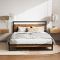 Artiss DANE QUEEN Metal Bed Frame Black