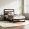 Artiss Single Metal Bed Frame DANE Black