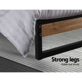 Artiss Single Metal Bed Frame DANE Black