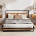Artiss Metal Bed Frame Double Platform with Mattress