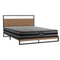 Artiss Queen Bed Frame Metal DANE with Mattress