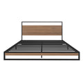 Artiss Queen Bed Frame Metal DANE with Mattress