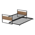 Artiss Metal Trundle Daybed Frame 2x Single Bed DEAN