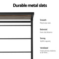 Artiss Metal Trundle Daybed Frame 2x Single Bed DEAN