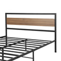 Artiss Metal Bed Frame DOUBLE Black Mattress Platform Base