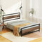 Artiss Metal Bed Frame DOUBLE Black Mattress Platform Base